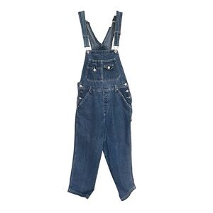 Vintage Revolt Denim Overalls Womens Medium Workwear Y2K Carpenter 90s Biballs
